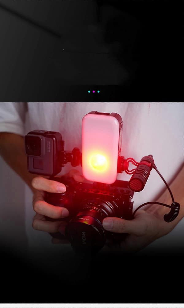 Rgb Led Fyldlys Mini Bærbart Multifunktionelt Kamera Fyldlys