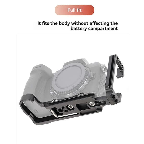 Z50II Vertikal Quick Release L Plade Holder Håndgreb til Z50 II Kamera Tripod Quick Release Plade