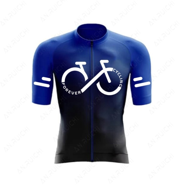 Set 2023 Sommar Ropa Ciclismo Cykelkläder för herr Cykelkläder Gradient Färg Mountainbiketröja Sportkläder A2 4XL