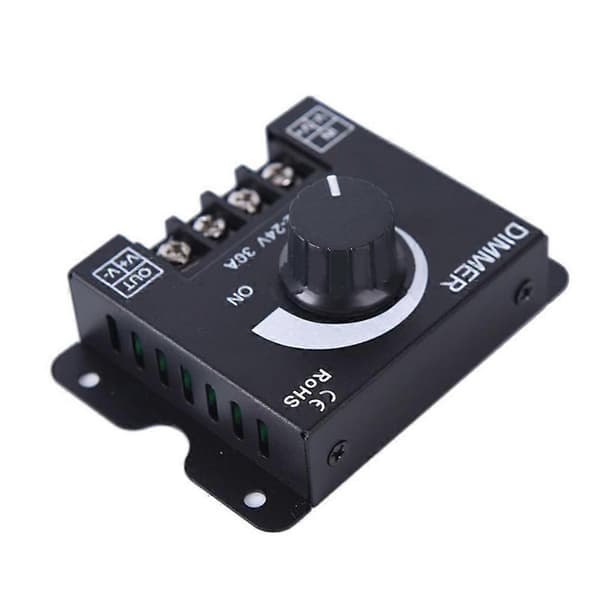 Hard Soft Lys Stropp Dimmer DC 12-24V 30A PWM Dimming Kontroller for Dimmer