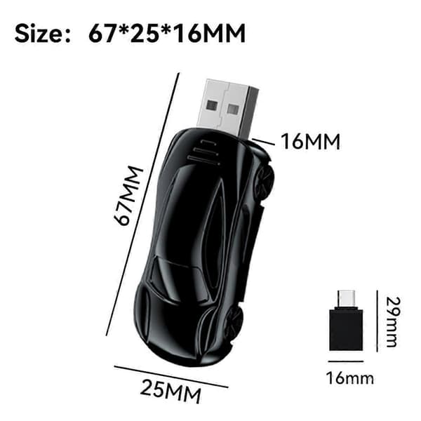 Trådlös Carplay Android Auto Adapter 2 i 1 USB Typ C Trådlös Biladapter Konvertera Kabelansluten Android