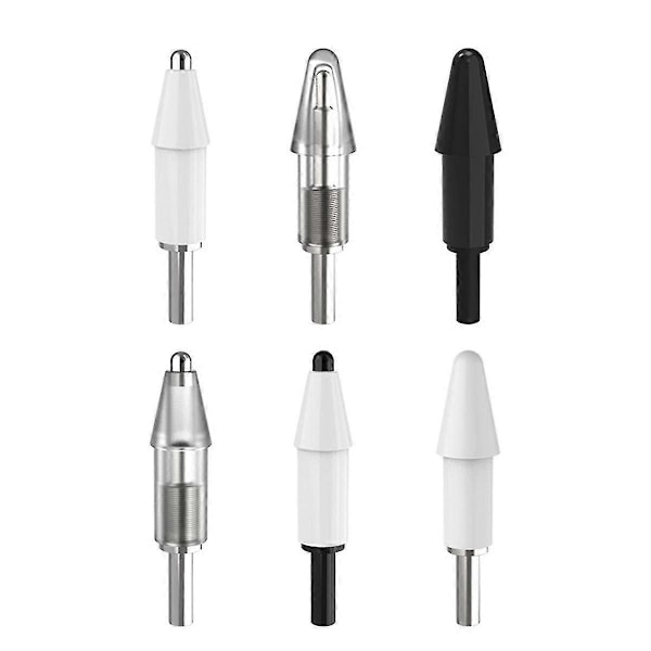 För Inspiration Stylus Pennspets Nål Tub 2:a Metall Stylus Tablet Ersättnings Pennspets Skydd, F
