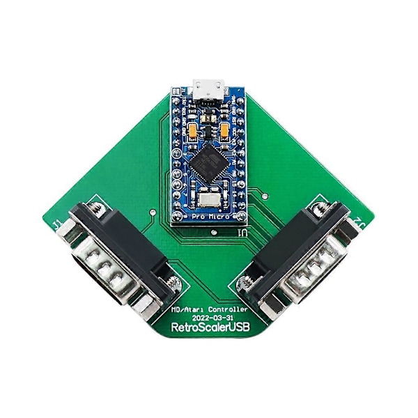 Gamepad USB-sovitin SegaGenesis/MD:lle - Tuki Raspberry-Pi/Mister-/PC:lle