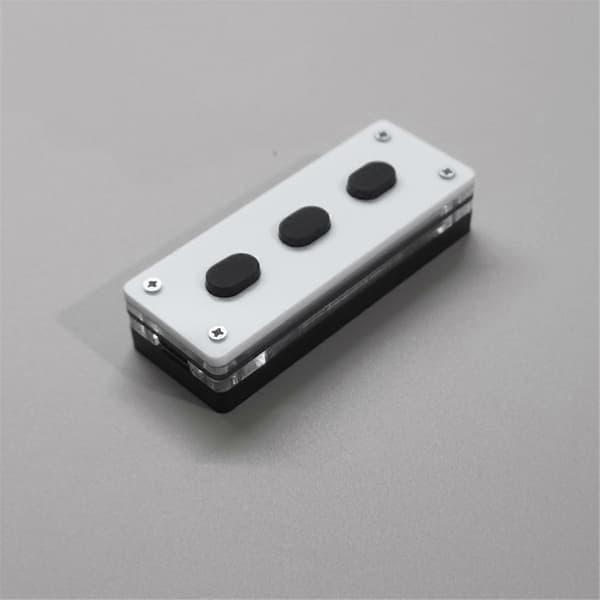 Silent Bluetooth-inspelningsknappsats i silikon A: med mottagare