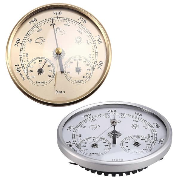 2 stk. Wander Cloudly Barometer med Termometer Hygrometer