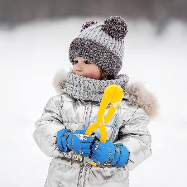 Skihandsker til børn, snowboardhandsker, vandtætte og vindtætte vintervanter til 3-13 år, piger og drenge, skiløb, snowboarding, ridning, løb