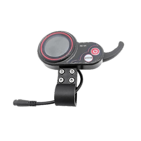 Qs-s4 48v-60v Tumgrepp Gasreglage LCD-displaymätare för Zero 8 9 10 8x 10x Elsparkcykel 6-stifts Display