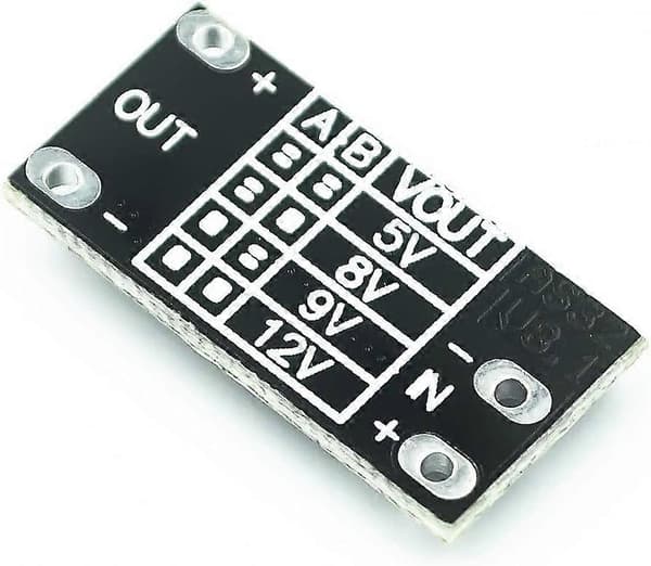 10 stk. Mini DC-DC Boost Converter Board Modul 3.7V til 5V 8V 9V 12V Output, 22*11mm