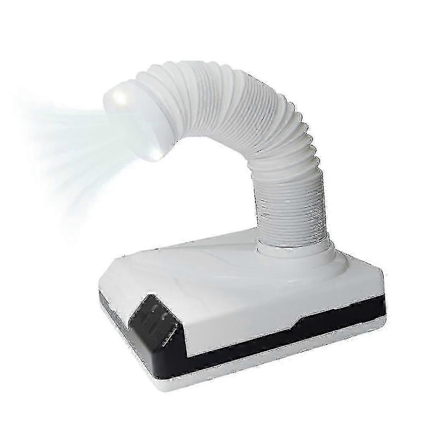 Støvsamler Avsug Dental Lab Vakuumrenser Tannlege Desktop Sugemaskin Skrivebord Neglestøvsamler Med Vifte LED Lamper