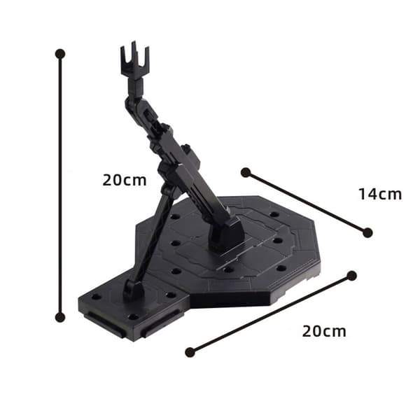 Display Holder Base for Actions Figure Solid Praktisk Dukke Modell Støtte Stativ for Display