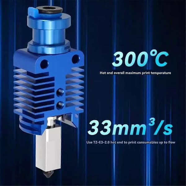 3D Printer Opgradering -E3-2.0 HotEnd Ekstruder Kit Højhastighedsprint til 3 3 Pro 2.4