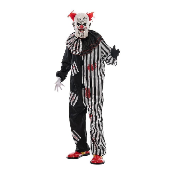 Clowndräkt för män Halloween Bodysuit Dräkt i hög kvalitet L