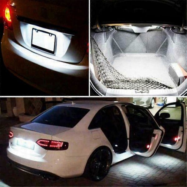 40 st 6000K Canbus T10 168 194 W5W Kupol Belysning Sido Markerings LED Lampa Vit
