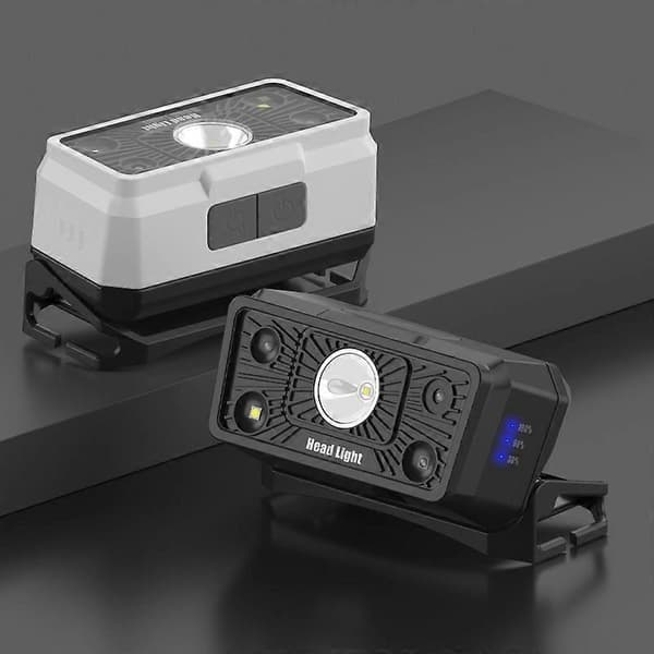 Oppladbar hodelykt Hvit LED-hodelykt 30*55mm