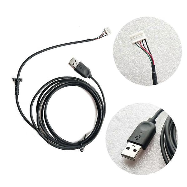 Holdbar USB Blød Musekabel Linje Udskiftningsledning Til Logitech G402 Mus
