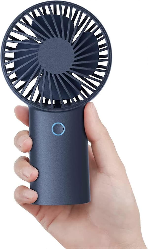 Håndholdt Mini Bærbar Ventilator, 4000mAh USB Genopladelig
