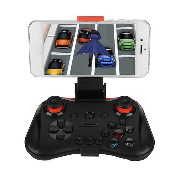 Trådløs Bluetooth Spillkontroller Ingen Forsinkelse Komfortabelt grep Bluetooth Gamepad (Svart)