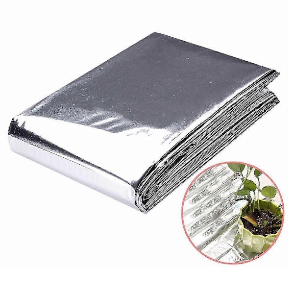 2-pack Väggfolie i Mylar för Hydroponisk Odling, Högreflekterande