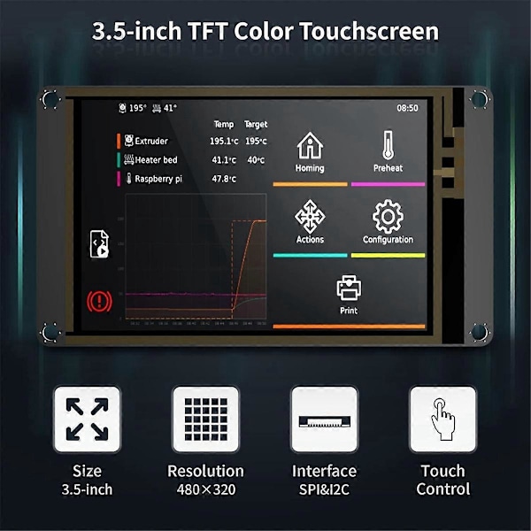 TFT35 SPI V2.1 Grafisk Smart Display Kompatibel BTT Manta M8P/M4P/M5P, Manta E3EZ Kontrolkort