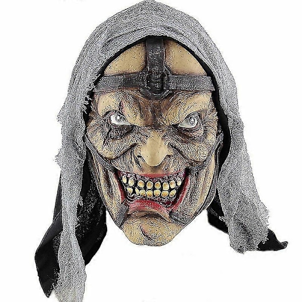Vuxen Skräck Ond Realistisk Latex Mask Cosplay Kostymtillbehör