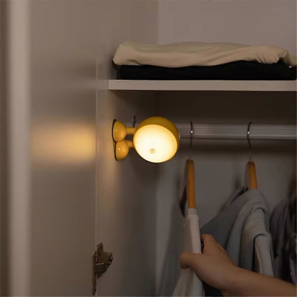 Tegneserie Store Øjne LED Natlampe med Bevægelsessensor, Perfekt til Børneværelser, Langtidsholdbar Belysning