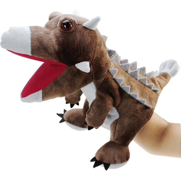 Dinosauriehanddockor, Jurassic World Dinosauriedockor för barn, dinosaurieplyschleksaker 25 cm