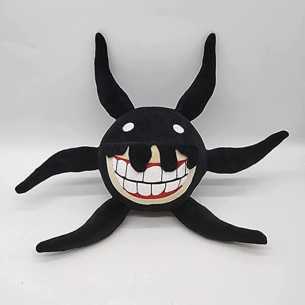 Rainbow Friends Plush Black,one-eyed Black Rainbow Friends Doors Doll,skrekkspill Rainbow Friends Black Big Mouth Fylt Pute,for barn og fans Gif A