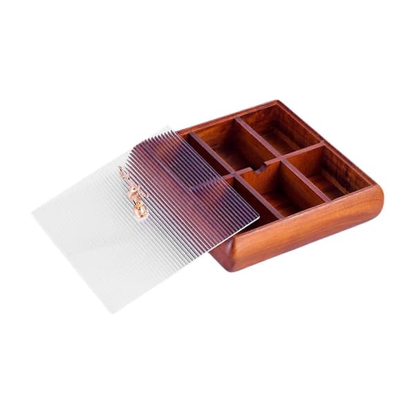 Delad Snackserveringsbricka Lätt att Bära Dessertbricka för Kök Sovsal Hem