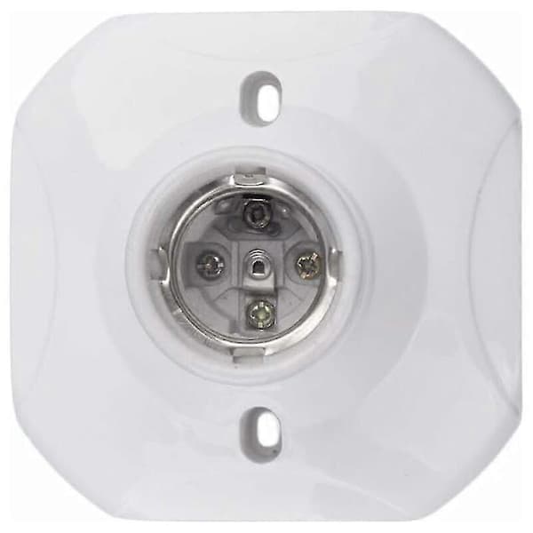 Vinterkampanj, E27 LED-glödlampfäste, E27 Väggfäste, Vit E27 Ringfäste, Set om 4 xi
