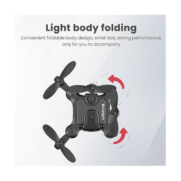 Mini Drone 4k Professionel Hd Kamera Høj Hold Mode Rc Helikopter, Rc Rtf Quadcopter Foldbar Quad