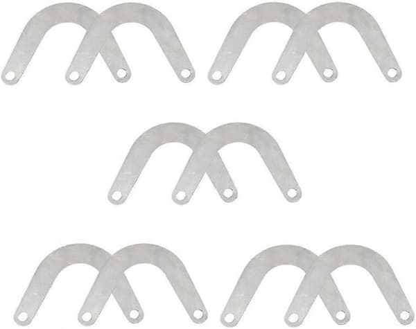 20-pack U-formade ventilplattor i metall för luftkompressorer