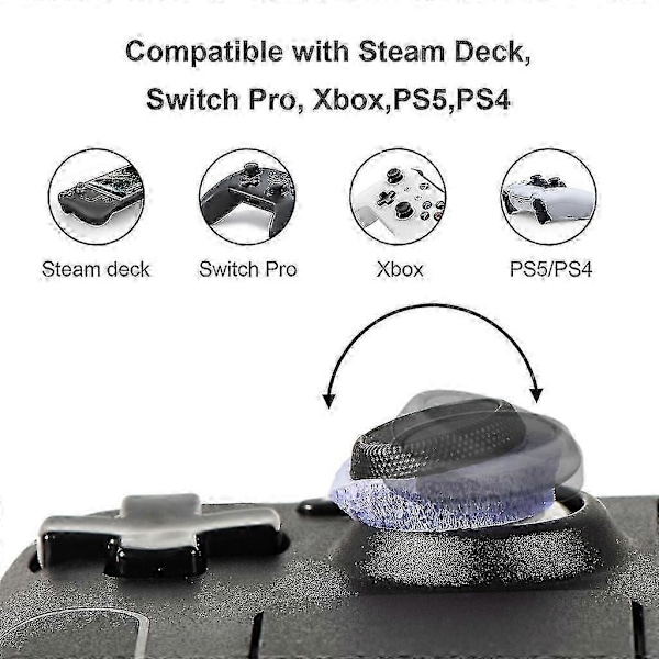 Aim Assist Ringe Til Ps4-/switch- Pro Controller Præcisions Sigte Ringe 12stk