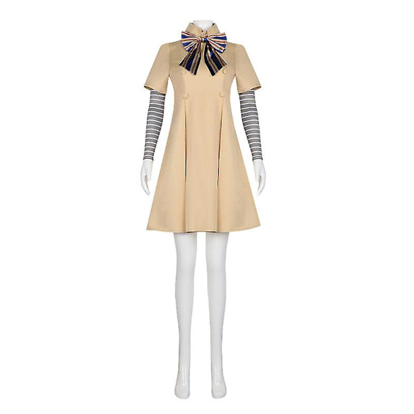 M3gan Cosplay -asumekko Ai Doll Robots Tuhatkaksikymmentäkolme Megan Uniform set lapsille ja aikuisille Costume M