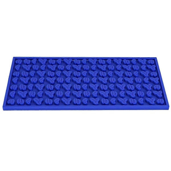 Barmatta 30x15x0.8CM Mattor Livsmedelssäker Silikonmatta Halkfri Barservice Spillmatta Mörkblå