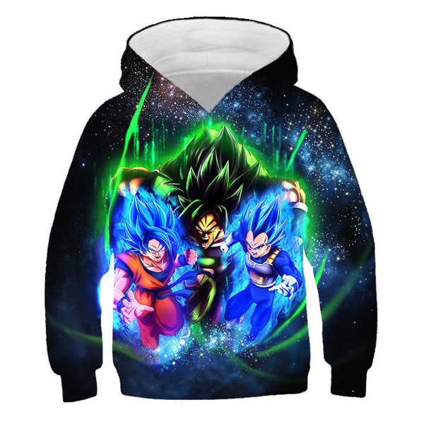 Dragon Ball Hoodie Langærmet Sweatshirt Hættetrøje Sports Top style 6 8-9 Years