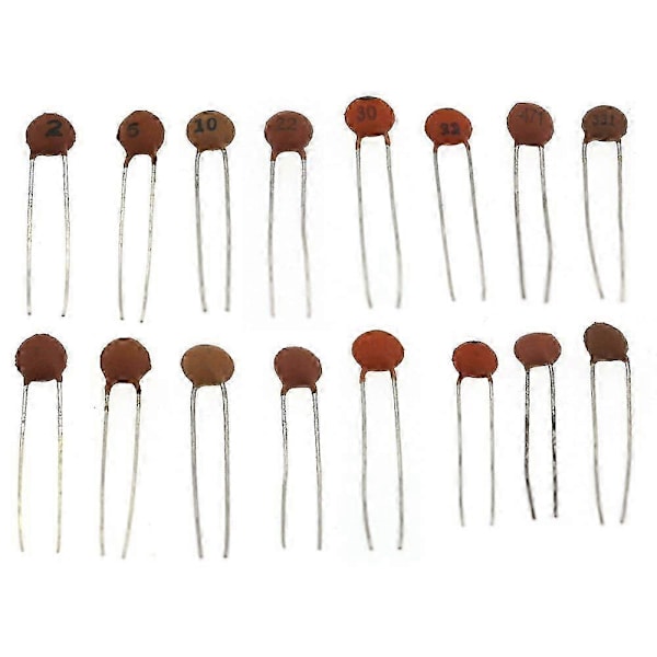 960 stk. Keramisk Kondensator Sortimentssæt 50V Keramiske Kondensatorer 24Værdi x 40 stk. DIY Elektronisk Kondensator
