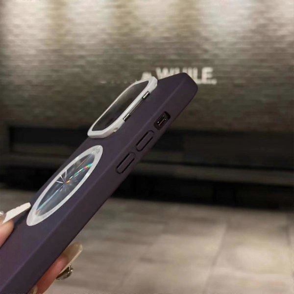 Magnetisk deksel for iPhone 15 Pro Max/ 15 Ultra Deksel Kamerastativ Kompatibelt med Magsafe Kameralinsebeskytter Telefondeksel
