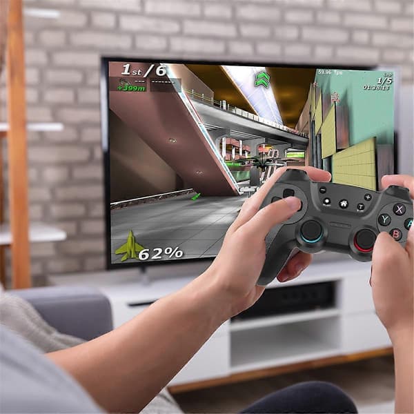 Bluetooth langaton ohjain yhteensopiva / Android-peliohjain USB PC Joystick Control B