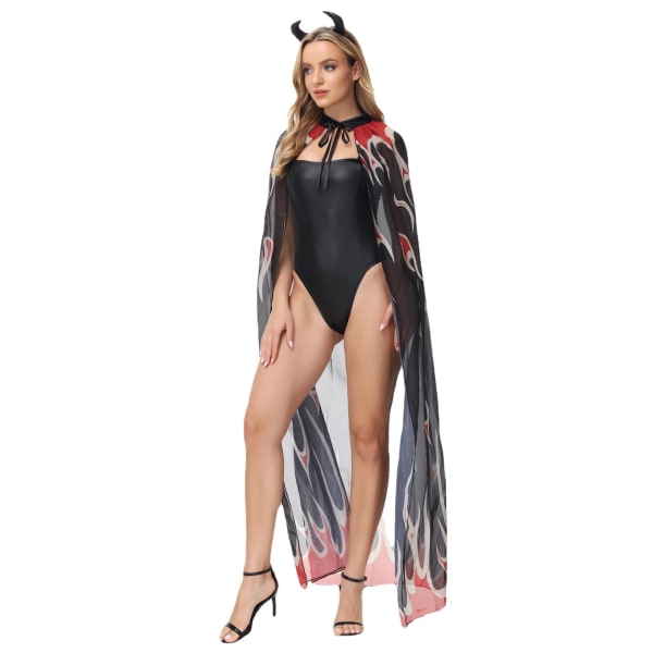 Halloween kostume sexet djævle kostume hekse kostume cosplay kostume gudinde dragt S