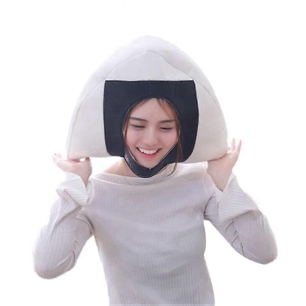 Nyhet Trekantet Hodeplagg Plysjleker Sushi Cosplay Hodeplagg Simulering Risball