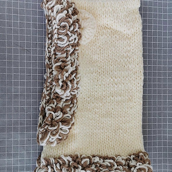 Varm Stickad Halsduk Luva Stickad Öronlapp Hatt Baby Småbarn Barn Vinterhattar Ull Öronlapp Luva Halsdukar Skull Cap Vuxen Present Beige Khaki Tofs