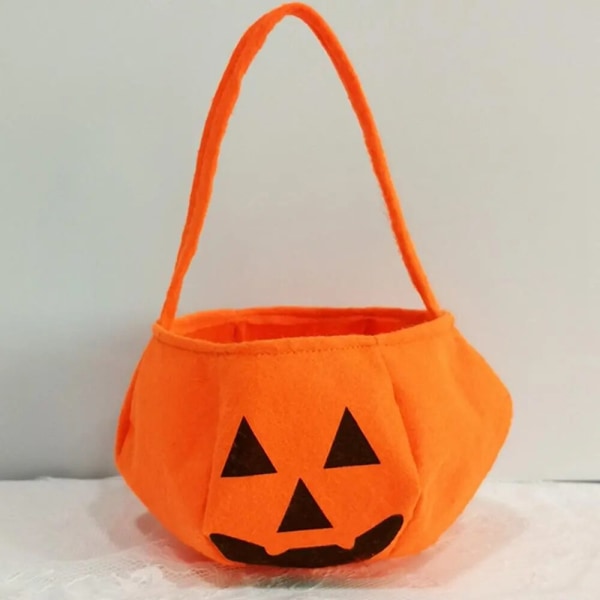 Hot Sale 1 stk/parti Halloween festartikler Ikke-vævede stoffer Græskarposer Halloween rekvisitter Børn Legetøj Slikposer Style 2