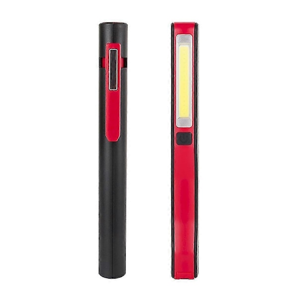 Bærbar Pen Form Cob Led Lommelygte USB Genopladelig Magnetisk Arbejdslampe