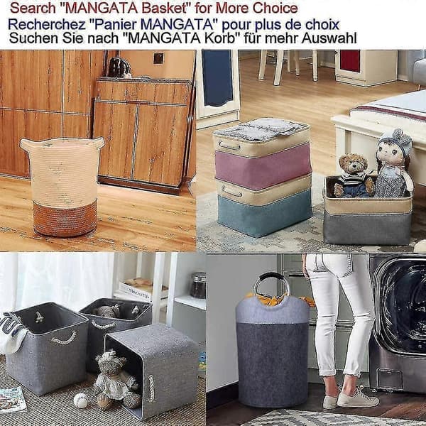 Sammenleggbar oppbevaringsboks (beige)_s
