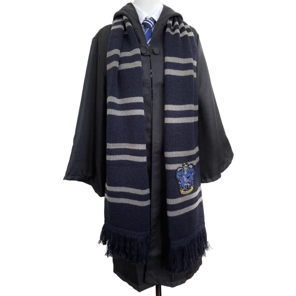 NYTT Harryy Potter skjerf Varmt tykt Slytherin Galtvort College-emblem Ravenclaw Hermione Gryffindor Dusk Skjerf Tilbehør Gaver Blue