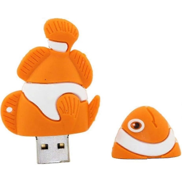 16 GB Fisk Modell USB 2.0 Minne Flash Drive Bulk Thumb U Disk Pinner Datalagring Qucyy Gave