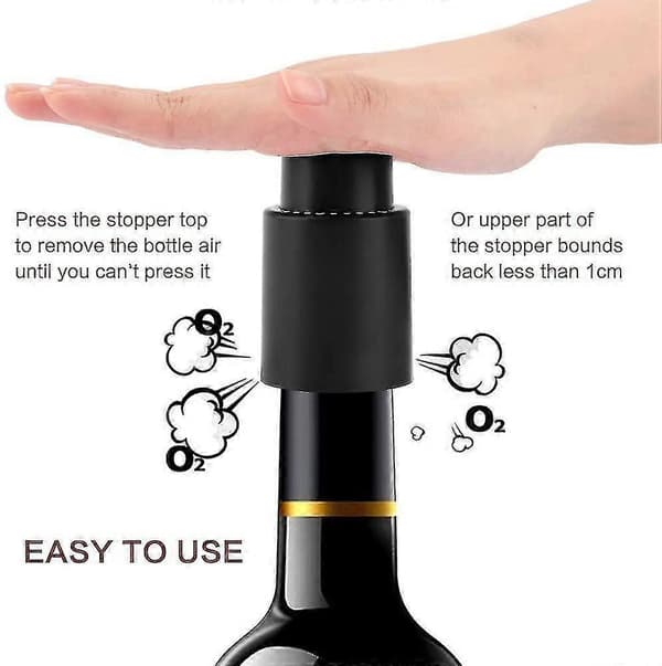 Vinflaskpropp, Vin Ölflaskförslutare, Återanvändbara Vinproppar Korkar Plug_s