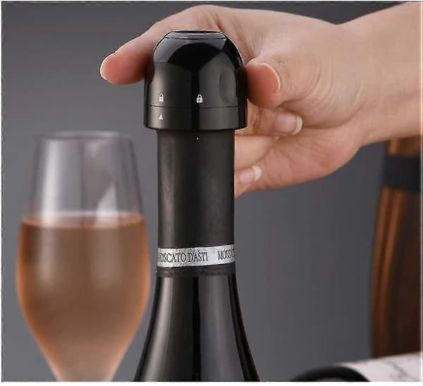 Vinpropp, Champagnekork, Återanvändbar Silikonförseglad Vinflaskpropp_ar
