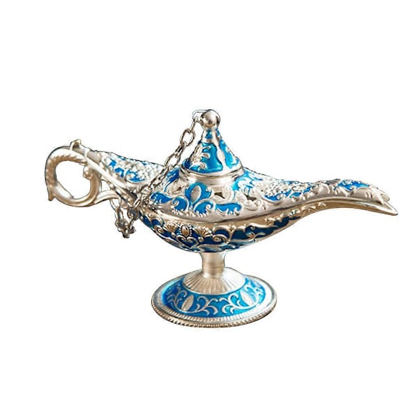 Metall Genie Lampa Ljus Önsknings Tekanna Retro Inredningsartiklar Ljuslykta Dekoration