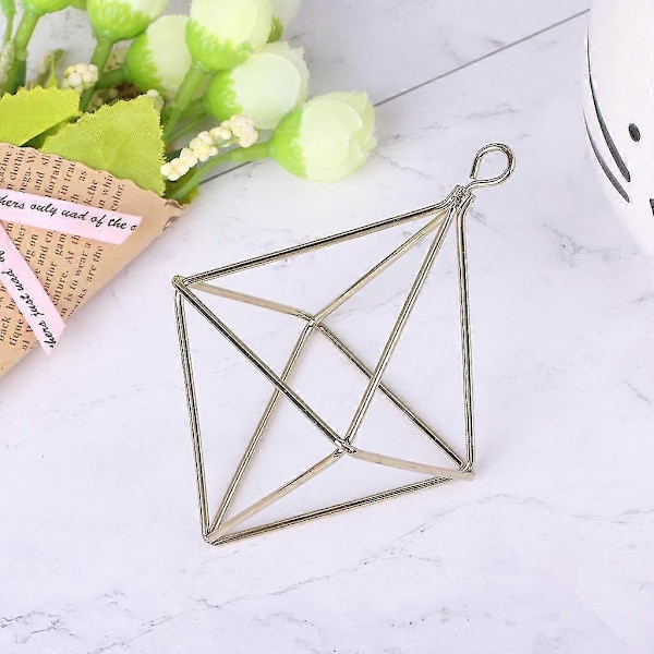 Hängande Tillandsia Luftväxter Ställ Geometrisk Diamantformad Blomkruka Korg